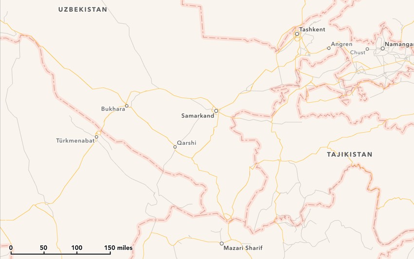 C h bactrianus range